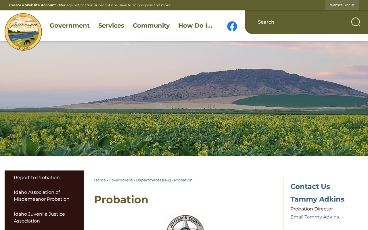 Jefferson County post-release pretrial and misdemeanor probation contacts