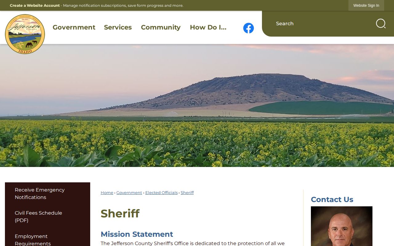 Jefferson County released inmate mugshot Sheriff records source